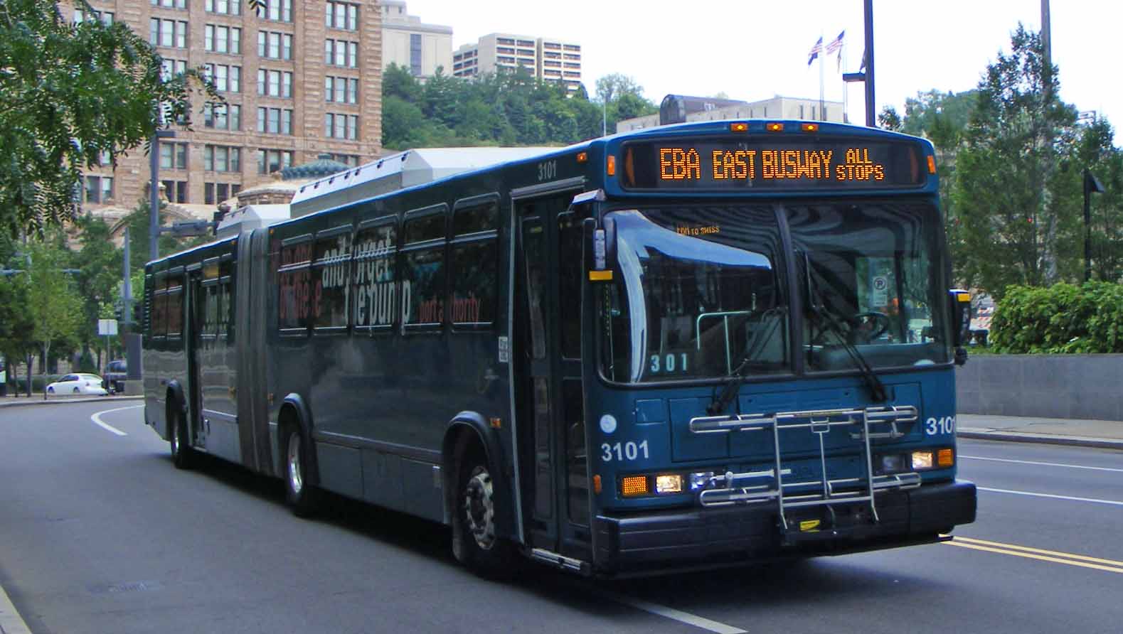 Port Authority Neoplan articulated AN460 3101
